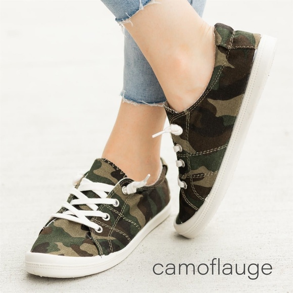 the SOUTHERN SWEETIE Shoes - LAST PAIR GOING FAST 😱CAMO COMFORT SNEAKERS